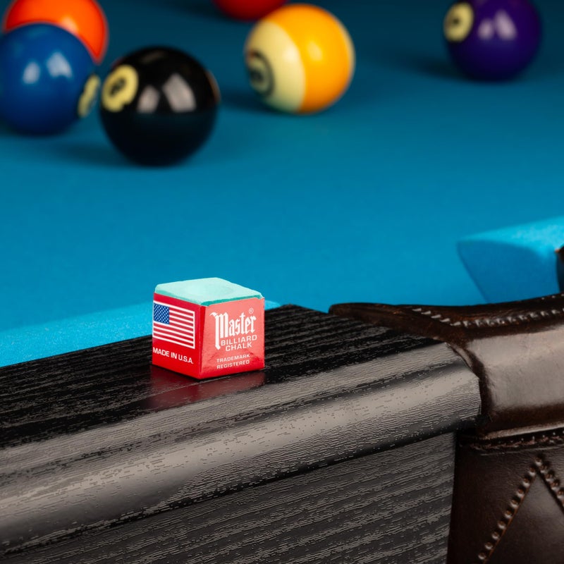 IMPERIAL Master Billiard/Pool Cue Chalk Box  12 Cubes  Green - Image 4